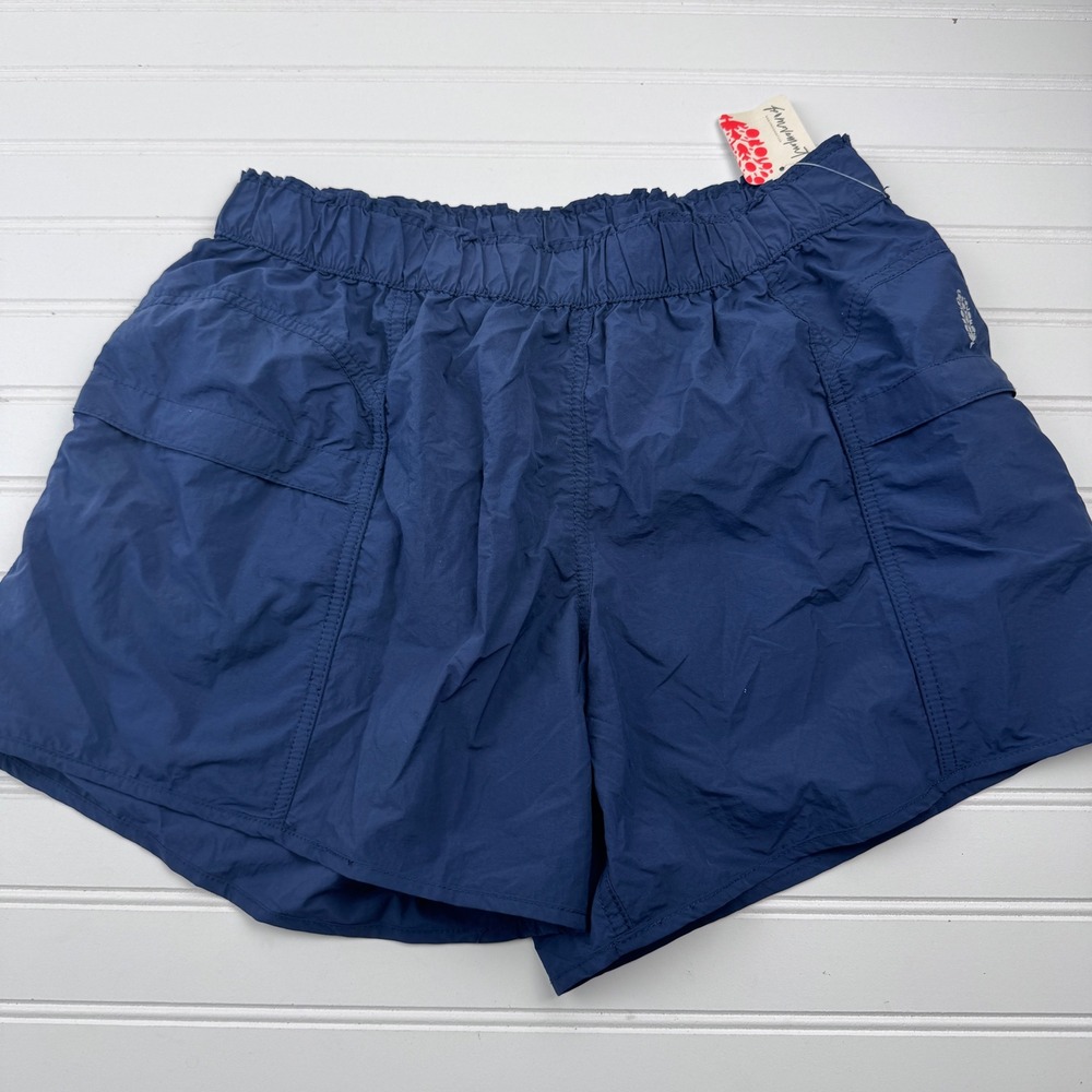 NEW FP Movement Women's Small Navy Woven Shorts Free People